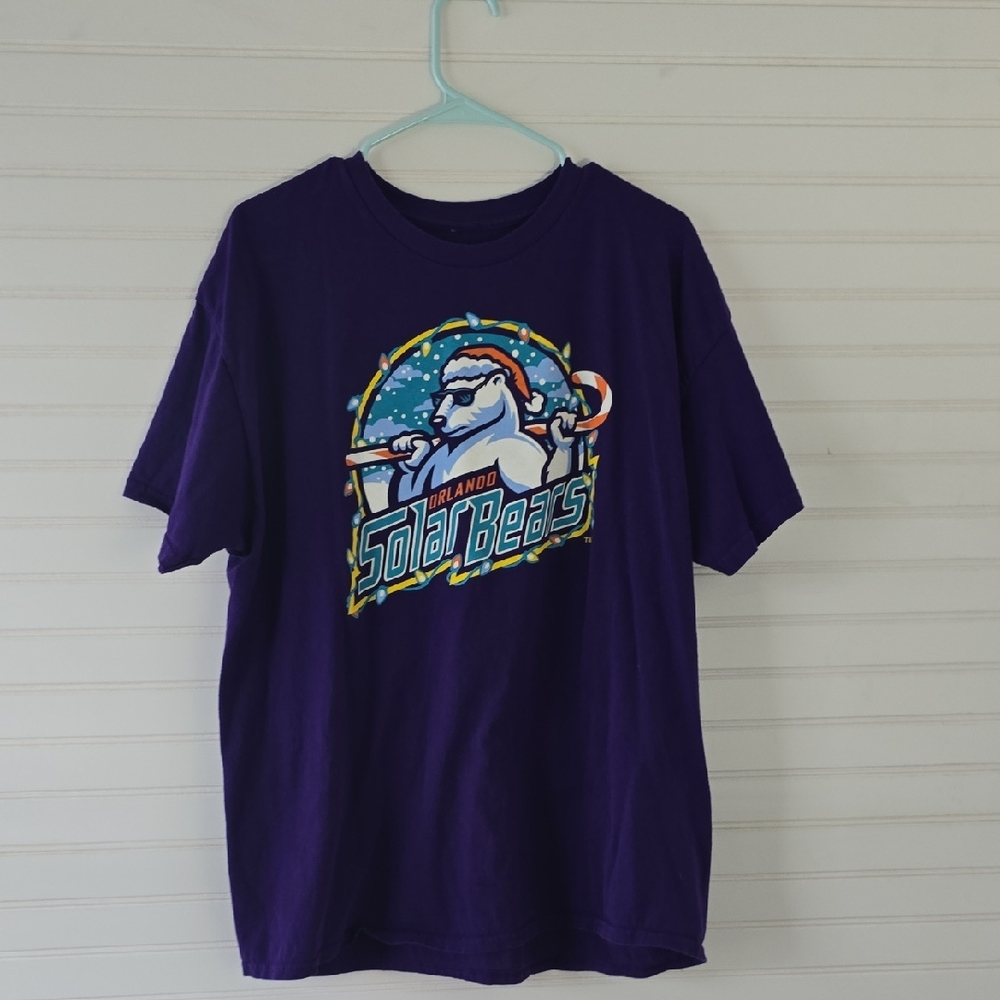 Orlando Solar Bears Purple T-Shirt
